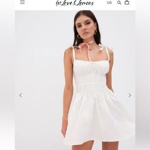 For Love & Lemons Jessie Mini Dress Size XL